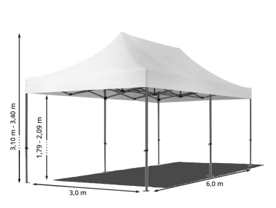 Faltpavillon 6x3m